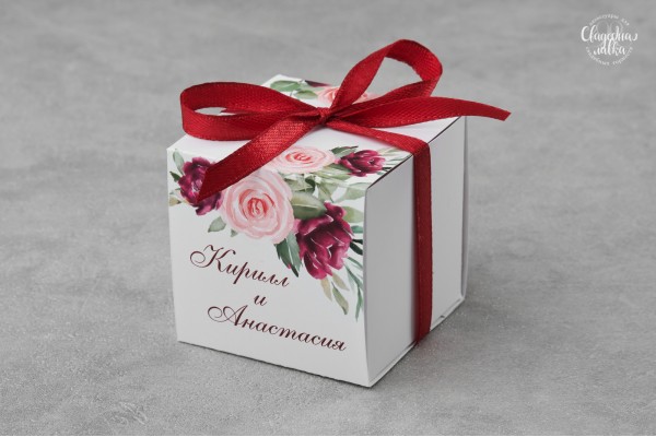 Бонбоньерка "Цветочный микс"