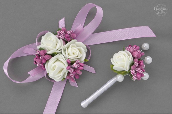 Бутоньерки Свидетелям "Мираж