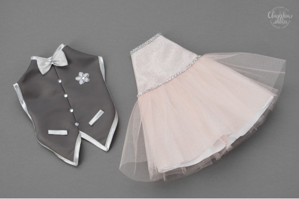 Одежда на Шампанское "Розовое серебро"