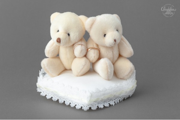 Подушечка для колец "Мишки"