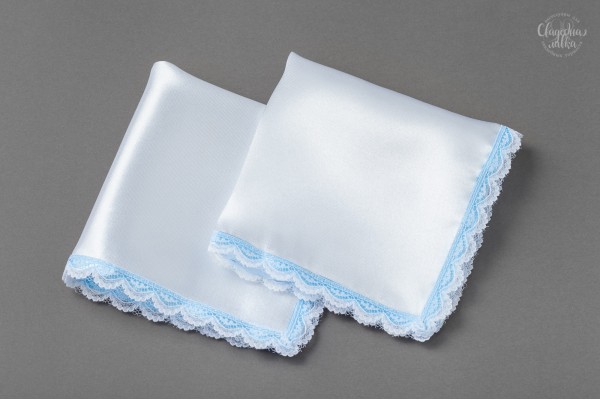 Платочки для молодожёнов "Лазурь"