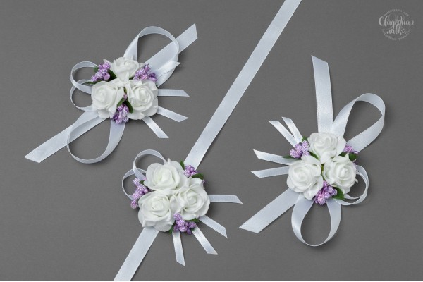 Браслет подружке Невесты "Сирень"