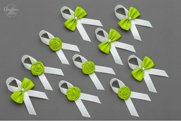 Бутоньерка Гостям "Лайм"